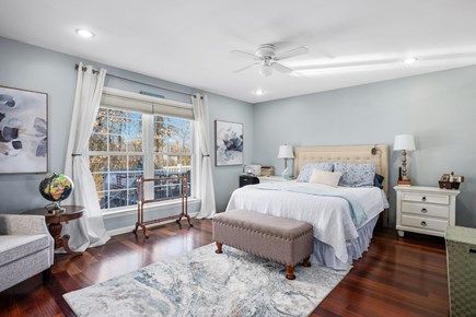 Sagamore Beach Cape Cod vacation rental - Bedroom 2 (Primary Bedroom): Queen Size Bed with Ensuite Bath – 1st Floor
