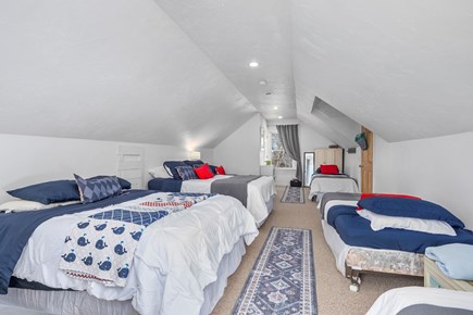 Sagamore Beach Cape Cod vacation rental - Bedroom 3: 5 Twin Beds, 2 Queen Beds & 1 Double Bed – 2nd Floor