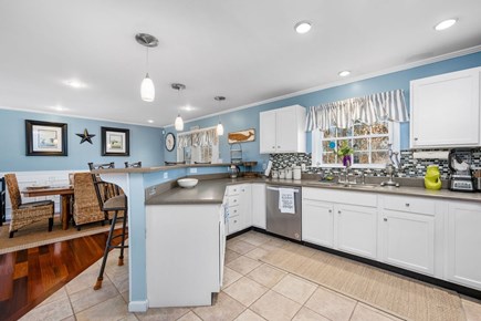 Sagamore Beach Cape Cod vacation rental - Kitchen view into the dining room