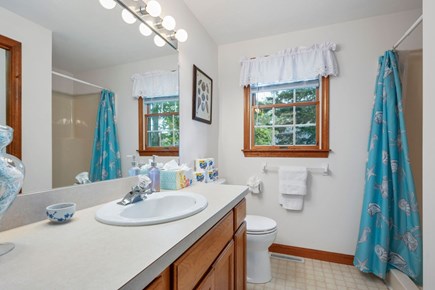 Harwich Port Cape Cod vacation rental - Bathroom with washer and dryer