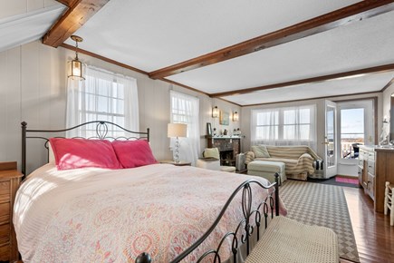 Sandwich Cape Cod vacation rental - 2nd floor queen bedroom with balcony