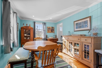 Sandwich Cape Cod vacation rental - Dining area leading toward front of house