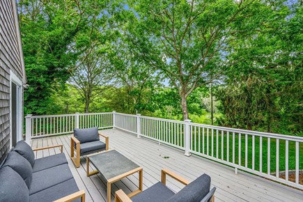 Centerville Cape Cod vacation rental - Deck off bedroom 3 with views of the yard
