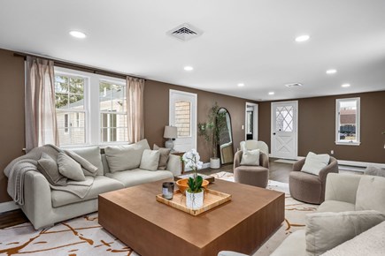 Centerville Cape Cod vacation rental - The cozy family room with TV, perfect for entertaining  the entire family