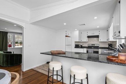 Centerville Cape Cod vacation rental - Kitchen island with seating