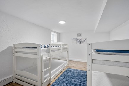 Centerville Cape Cod vacation rental - Additional sleeping area 2-bunk bed- 4 twins -basement