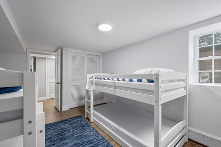 Centerville Cape Cod vacation rental - Additional sleeping area-bunk bed- 4 twins -basement