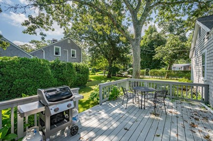 Yarmouth Port Cape Cod vacation rental - Deck with seating and a grill