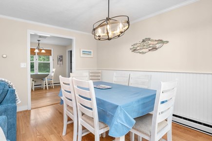 Yarmouth Port Cape Cod vacation rental - Dining area with views into living room