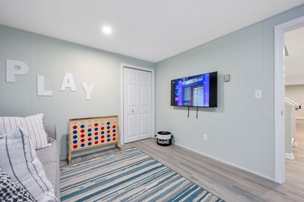 Yarmouth Port Cape Cod vacation rental - Lower level entertainment space