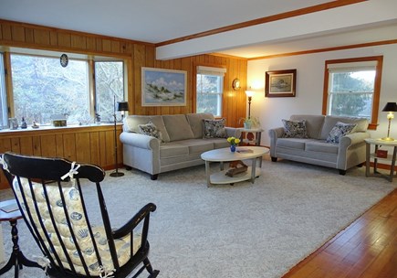 Chatham Cape Cod vacation rental - Large living room with sunny bay window 