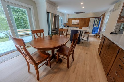 Falmouth Cape Cod vacation rental - Enjoy coffee in the sunny breakfast nook with easy deck access.