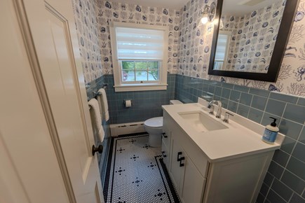 Falmouth Cape Cod vacation rental - First floor 1/2 bath.