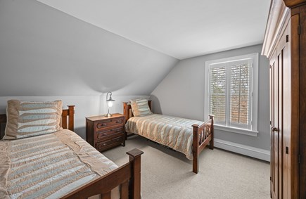 Harwich Cape Cod vacation rental - Two Twins with a 3rd that pulls out from under one of the beds