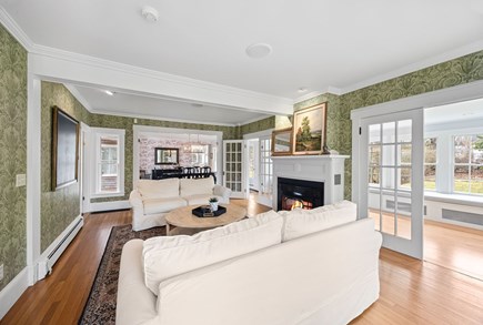 Harwich Cape Cod vacation rental - Formal Living Area with Sunroom to Right