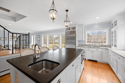 Harwich Cape Cod vacation rental - Kitchen Look Toward Back yard