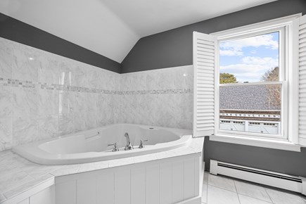 Harwich Cape Cod vacation rental - Soaking tub in primary bathroom