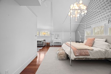 Harwich Cape Cod vacation rental - Primary Bedroom with King, Sitting Area and Bathroom