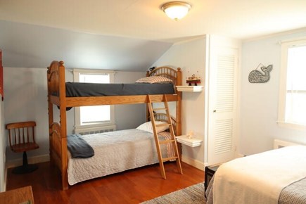 Chatham Cape Cod vacation rental - Upstairs Queen and Bunk Room