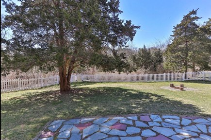 Harwich Cape Cod vacation rental - Fully Fenced in yard with outdoor Fire Pit