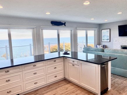 Plymouth MA vacation rental - Is there a better view for mealprep +8 stools around the island!