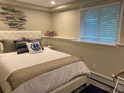 Plymouth MA vacation rental - Sandy Bedroom - lower level with A/C