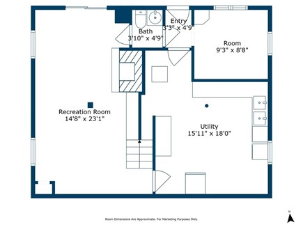 East Falmouth Cape Cod vacation rental - Lower level