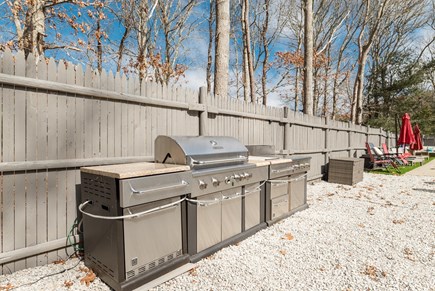 West Yarmouth Cape Cod vacation rental - Outside propane gas grill area