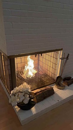 New Seabury, Mashpee Cape Cod vacation rental - Cozy fireplace