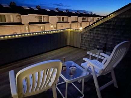 Hyannis, Yachtsman Cape Cod vacation rental - Roofdeck in the late evening