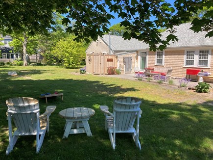 South Yarmouth Cape Cod vacation rental - Back yard and back patio