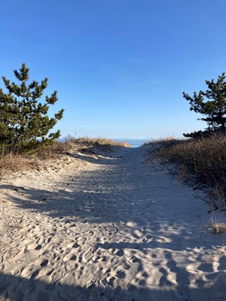 South Yarmouth Cape Cod vacation rental - Beach Path at the end of the street