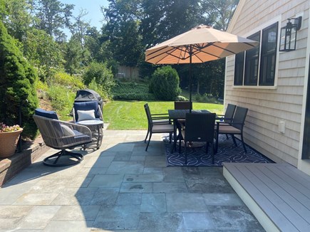 Harwich Cape Cod vacation rental - Outdoor Dining area with grill,  and play area