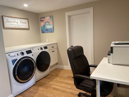Harwich Cape Cod vacation rental - Work space/laundry area