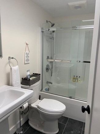 Harwich Cape Cod vacation rental - Upstairs bathroom with sunroof