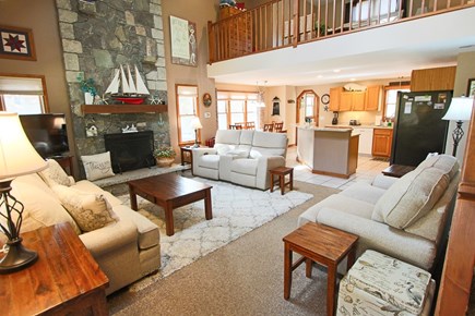 Truro Cape Cod vacation rental - Living Room