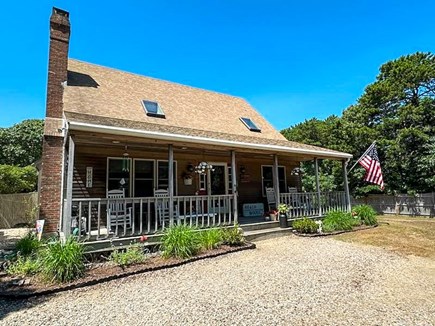 Truro Cape Cod vacation rental - Front of the House with Great Porch<br/>
