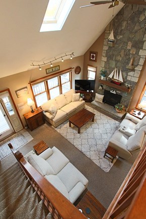 Truro Cape Cod vacation rental - View of Living From Loft