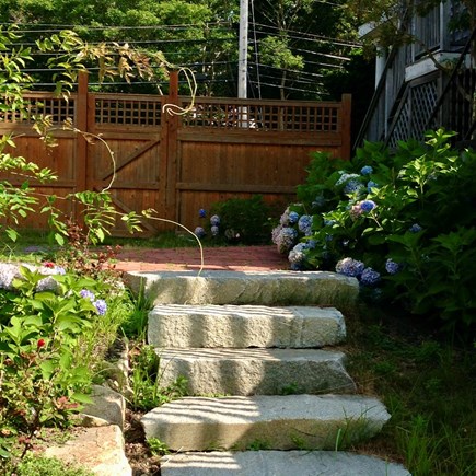 Woods Hole, Falmouth Cape Cod vacation rental - Heading up from backyard