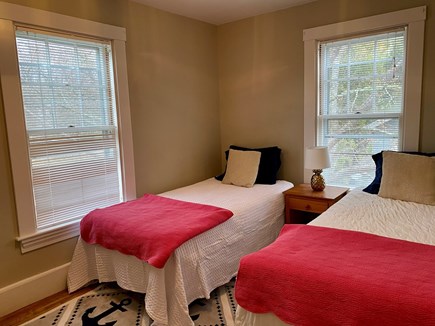 Woods Hole, Falmouth Cape Cod vacation rental - 2nd floor bedroom with 2-twin beds