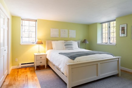 Brewster Cape Cod vacation rental - First floor bedroom with King bed, large closet