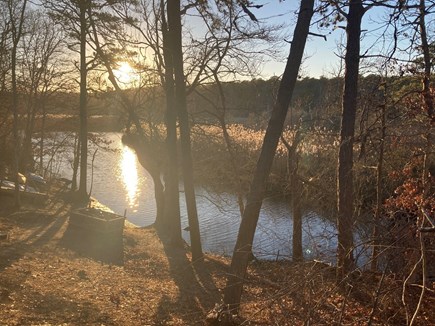 East Falmouth Cape Cod vacation rental - Sunset on Green Pond