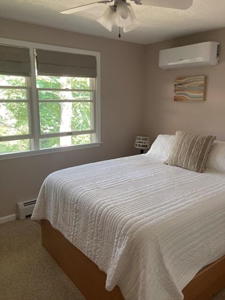East Falmouth Cape Cod vacation rental - Mater bedroom with en suite bathroom and AC unit