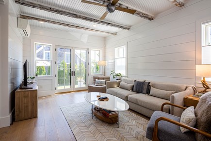 Provincetown Cape Cod vacation rental - Living room looking to garden