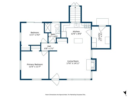 East Falmouth Cape Cod vacation rental - Floor plans