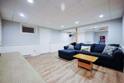 Yarmouth Port Cape Cod vacation rental - Lower level game room and lounge space