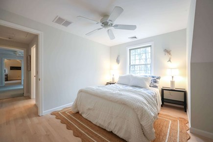 Yarmouth Port Cape Cod vacation rental - Queen bedroom with en-suite bathroom and garden views