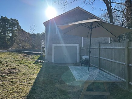 Wellfleet Cape Cod vacation rental - Eat dinner in the cool yard