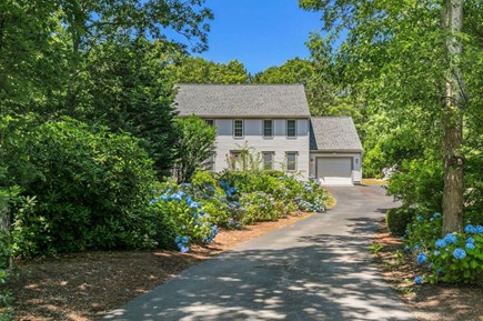 Mashpee Cape Cod vacation rental - Gorgeous flowers, spacious driveway with one car garage
