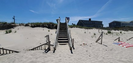 E. Sandwich Beach Cape Cod vacation rental - Stairs down to beach